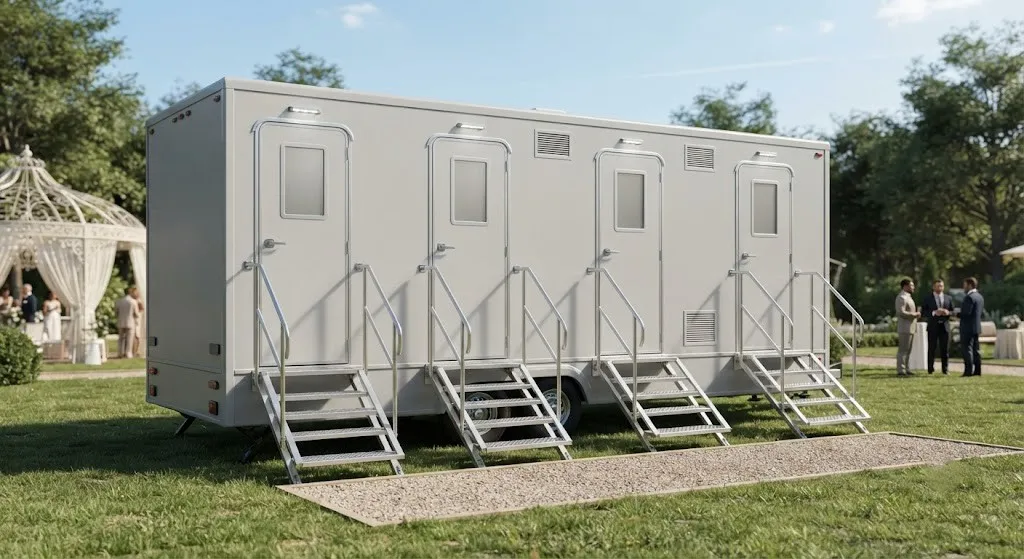 4 Stall Restroom Trailer in Mobile, AL